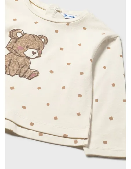 Camiseta m/l estampada - Macchiato  | MAYORAL