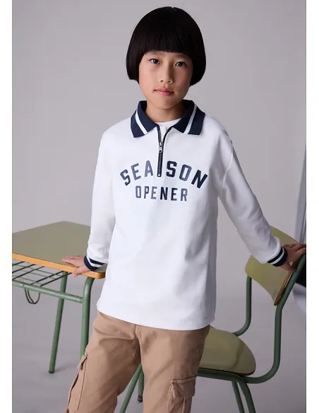 Pullover cremallera - Nata    | MAYORAL