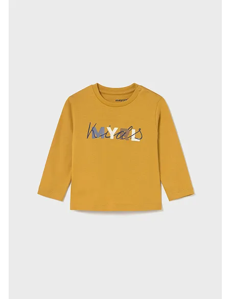 Camiseta m/l basica - Mostaza | MAYORAL