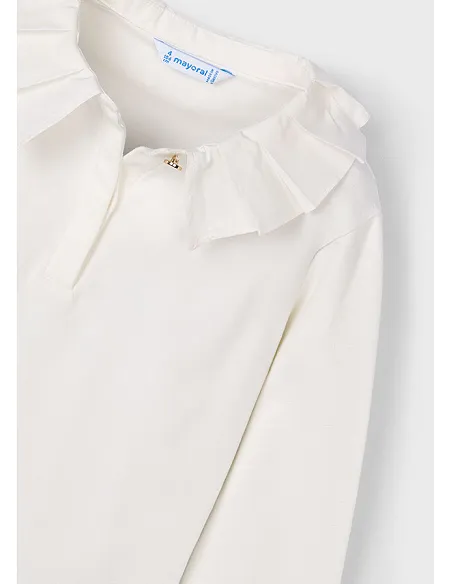 Polo m/l basico - Nata    | MAYORAL