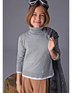 Cisne tricot basico - Plata vig  | MAYORAL