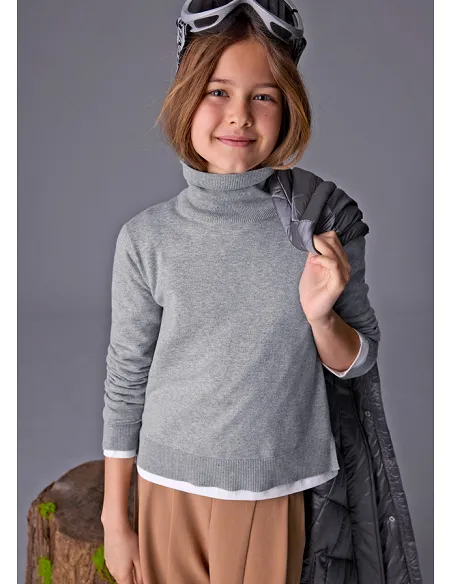 Cisne tricot basico - Plata vig  | MAYORAL