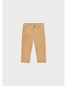 Pantalon chino basico - Camel     