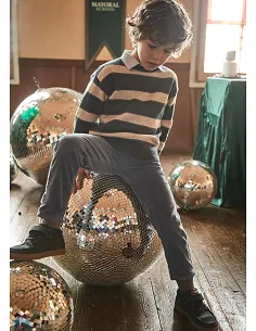 Pantalon pana basico - Acero    | MAYORAL