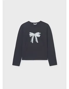 Camiseta m/l basica - Negro    | MAYORAL