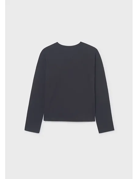 Camiseta m/l basica - Negro    | MAYORAL