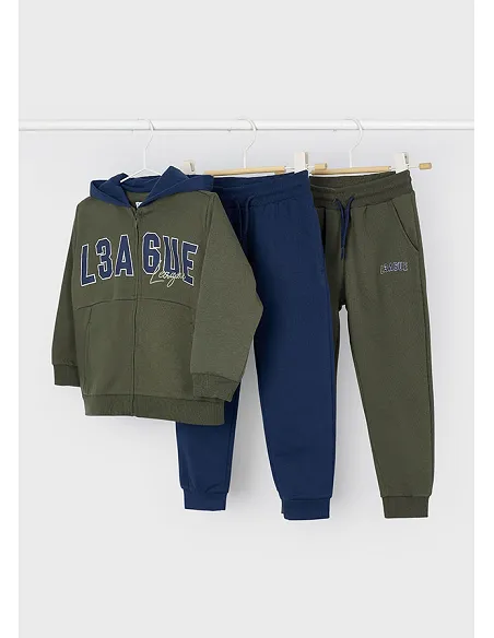 Chandal felpa 2p basico - Oliva    | MAYORAL