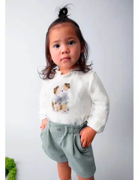 Camiseta m/l vestir - Nata    | MAYORAL