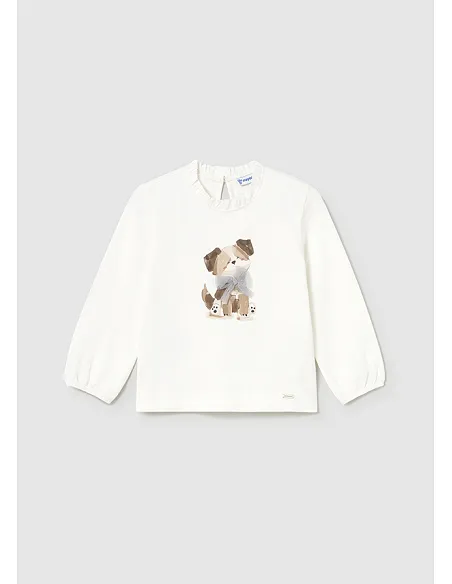 Camiseta m/l vestir - Nata    | MAYORAL