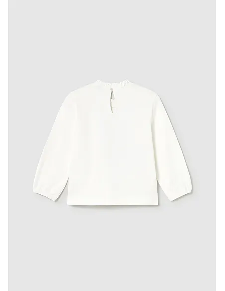 Camiseta m/l vestir - Nata    | MAYORAL