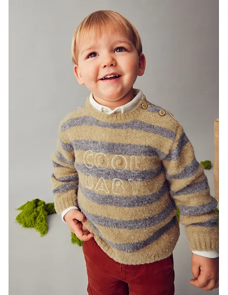 Jersey rayas - Beige vig 