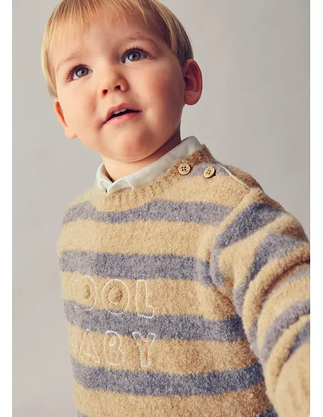 Jersey rayas - Beige vig 