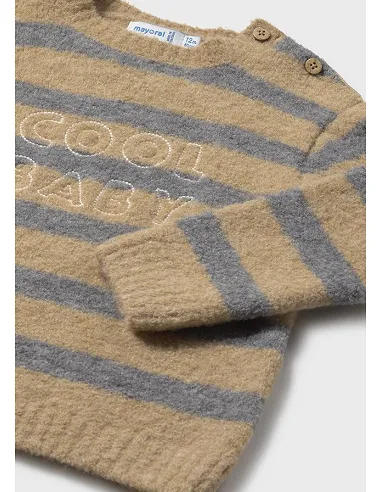 Jersey rayas - Beige vig 