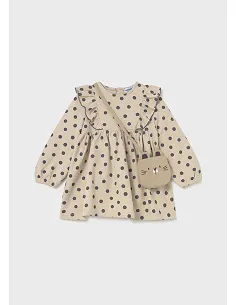 Vestido estampado con bolso - Tapioca | MAYORAL