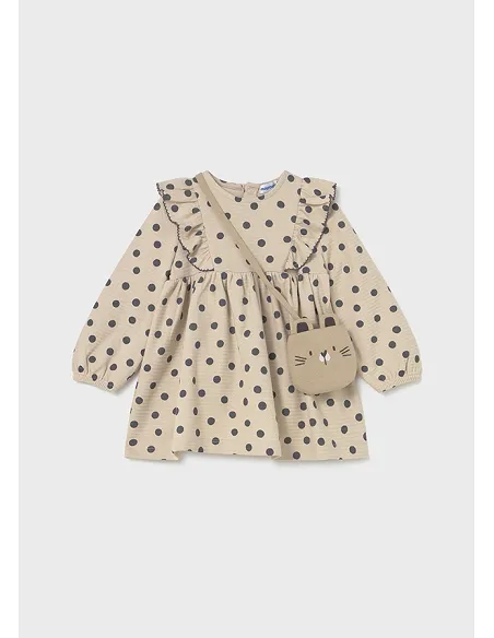 Vestido estampado con bolso - Tapioca | MAYORAL