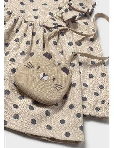 Vestido estampado con bolso - Tapioca | MAYORAL