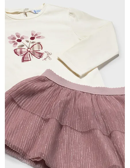 Conj. falda 3 piezas - Rosado   | MAYORAL