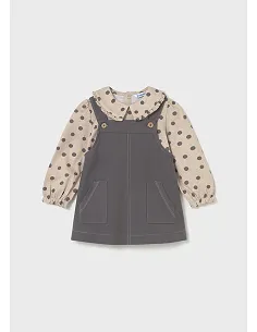 Conj. falda peto - Plomo    | MAYORAL