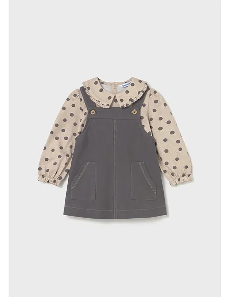 Conj. falda peto - Plomo    | MAYORAL