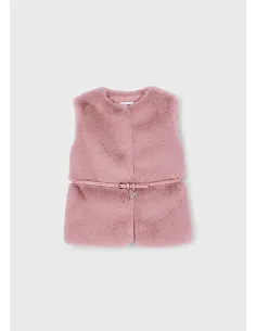 Chaleco pelo cinturon - Maquillaje | MAYORAL