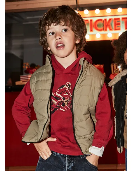 Chaleco acolchado sin capucha - Anacardo  | MAYORAL