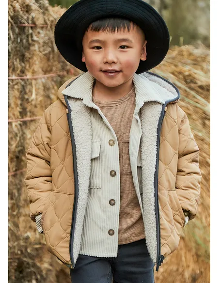 Chaqueton reversible borrego - Caramelo  | MAYORAL