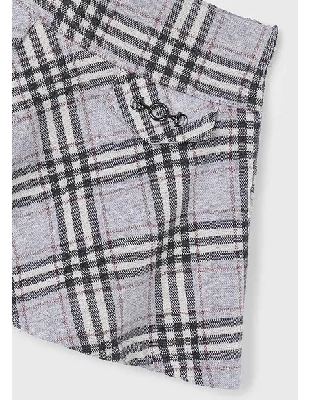 Falda punto jacquard - Plata vig  | MAYORAL