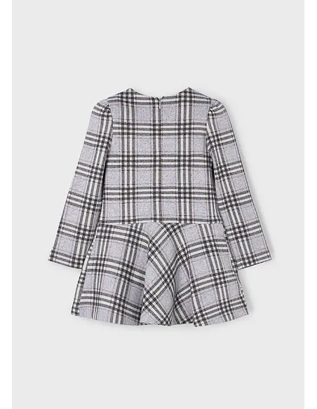 Vestido punto jacquard - Plata vig  | MAYORAL