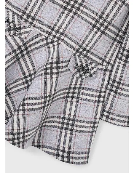 Vestido punto jacquard - Plata vig  | MAYORAL