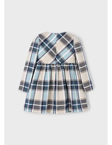 Vestido cuadros - Marino   | MAYORAL