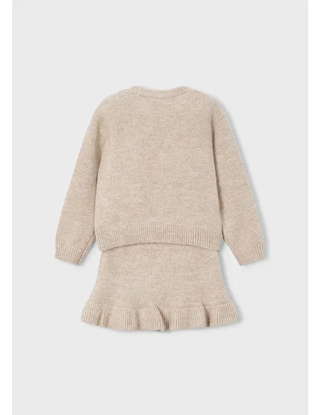 Conj. falda tricot ochos - Sesamo mez | MAYORAL