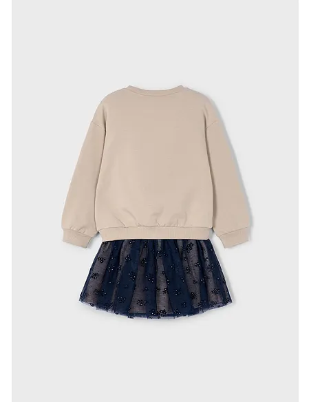 Conj. falda tul fantasia - Marino   | MAYORAL