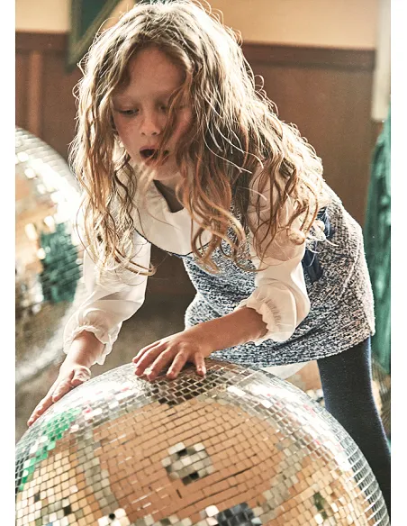 Vestido pichi combinado - Oceano   | MAYORAL