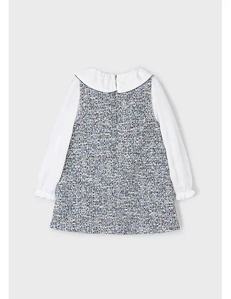 Vestido pichi combinado - Oceano   | MAYORAL