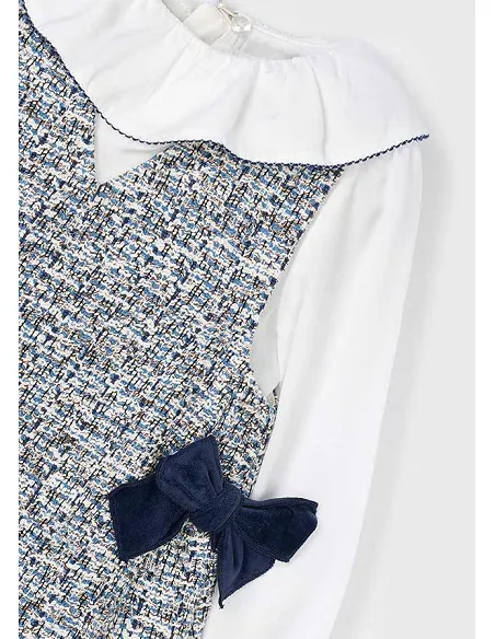 Vestido pichi combinado - Oceano   | MAYORAL