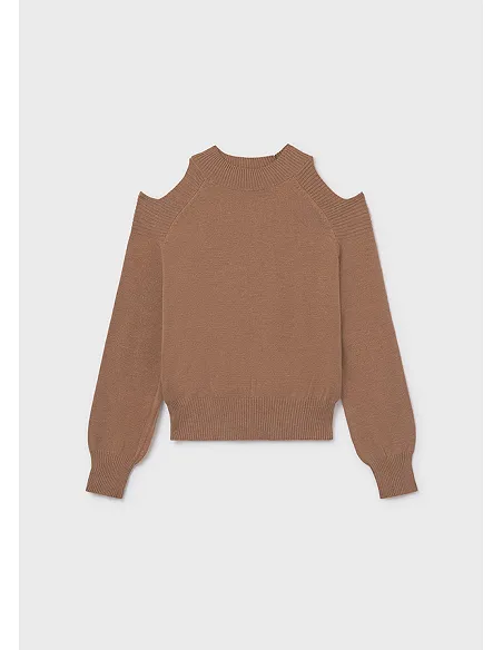 Jersey cut out - Cacao vig  | MAYORAL