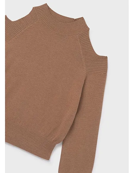 Jersey cut out - Cacao vig  | MAYORAL