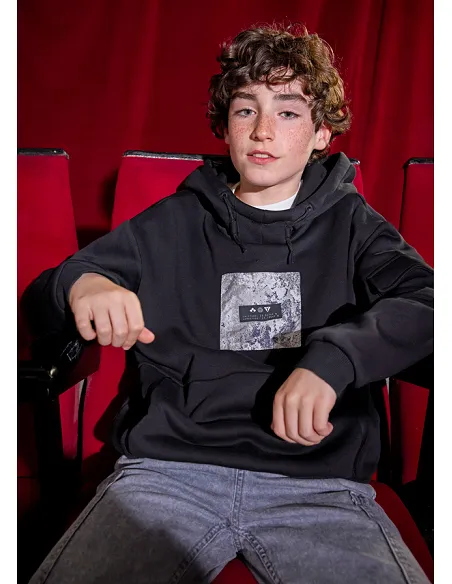 Pullover contraste plana - Negro    | MAYORAL