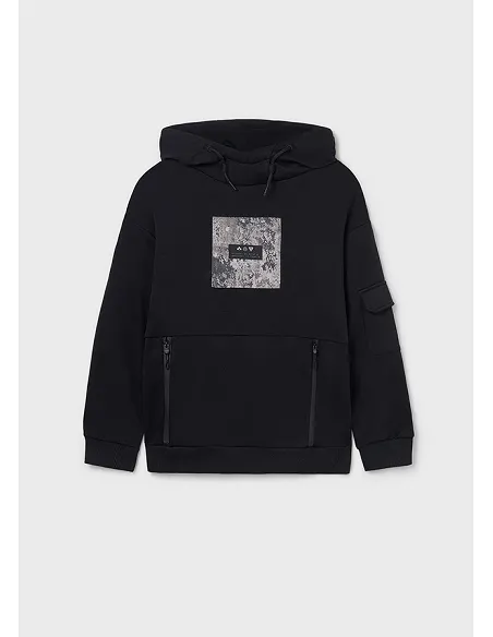 Pullover contraste plana - Negro    | MAYORAL