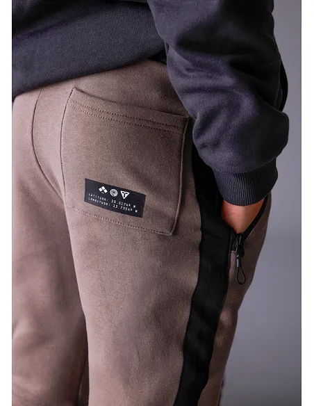 Pantalon contraste plana - Lodo    | MAYORAL