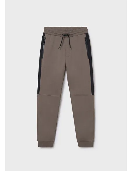 Pantalon contraste plana - Lodo    | MAYORAL