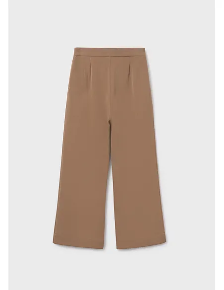 Pantalon largo wide leg - Camel    | MAYORAL