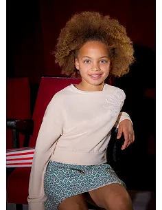 Falda estampada - Eucalipto  | MAYORAL