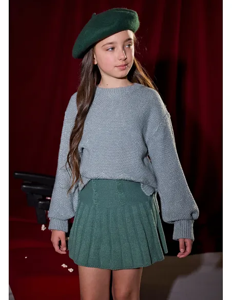 Falda tricot - Eucalipto  | MAYORAL