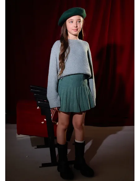 Falda tricot - Eucalipto  | MAYORAL