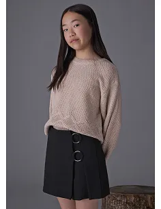 Falda pantalon punto - Negro    | MAYORAL