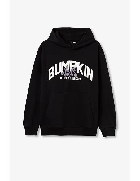 Sudadera Con Capucha Raven Negro | TIFFOSI