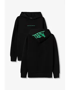 Sudadera Con Capucha Rhys Negra | TIFFOSI