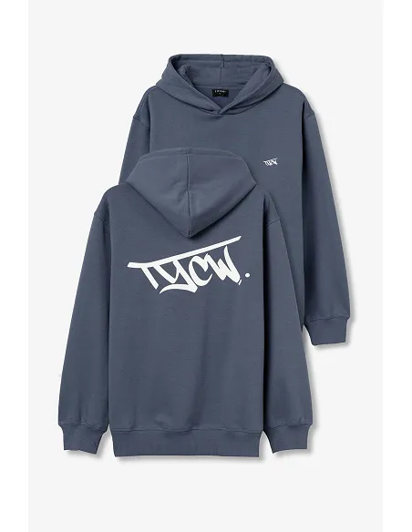 Sudadera Con Capucha Julian Azul | TIFFOSI