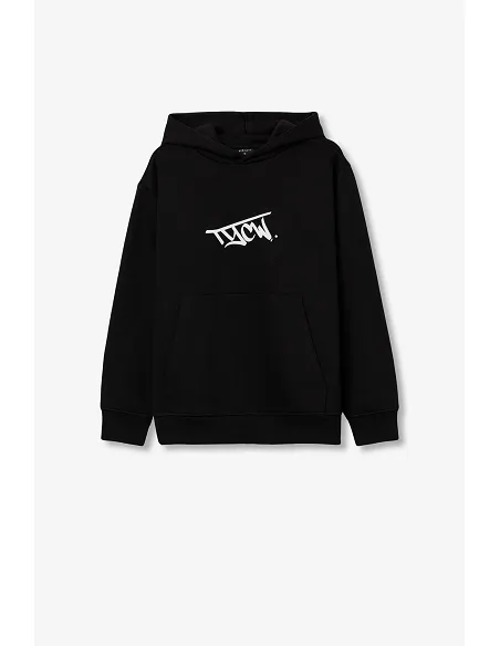 Sudadera Con Capucha Albert Negro | TIFFOSI